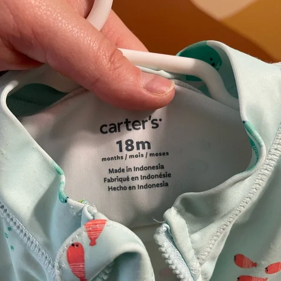 Baby Boy Carter's Dinosaur Sea Life Rash Guard - Picture 3 of 4